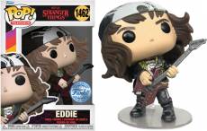 Stranger Things Funko Pop Vinyl: Eddie with Guitar (Metallic) voor de Merchandise kopen op nedgame.nl