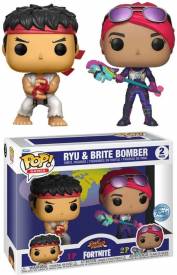 Street Fighter x Fortnite Double Pack Funko Pop Vinyl: Ryu & Brite Bomber voor de Merchandise kopen op nedgame.nl