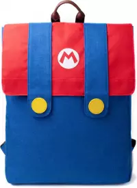 Super Mario - Mario Denim Suit Flap Backpack voor de Merchandise kopen op nedgame.nl