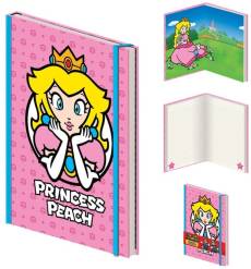 Super Mario - Peach A5 Notebook voor de Merchandise kopen op nedgame.nl
