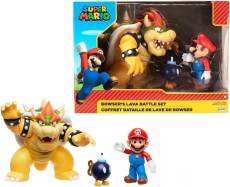 Super Mario Action Figure - Bowser Lava Battle Set voor de Merchandise kopen op nedgame.nl