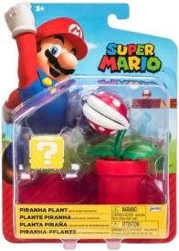 Super Mario Action Figure - Piranha Plant with Question Block voor de Merchandise kopen op nedgame.nl
