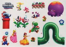 Super Mario Bros. Wonder Sticker Sheet voor de Merchandise kopen op nedgame.nl
