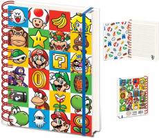 Super Mario Colour Block A5 Notebook  voor de Merchandise kopen op nedgame.nl