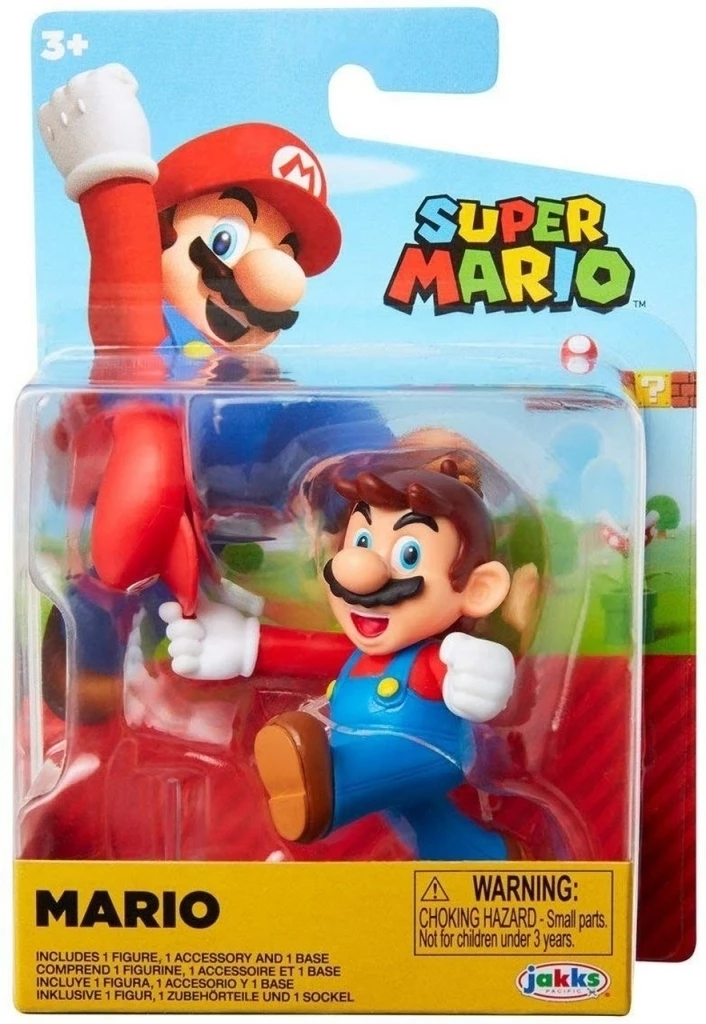 Super Mario Mini Action Figure - Mario Holding Cappy voor de Merchandise kopen op nedgame.nl