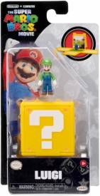Super Mario Movie Question Block Mini Figure - Luigi voor de Merchandise kopen op nedgame.nl