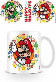 Super Mario Mug - Happy Holidays voor de Merchandise kopen op nedgame.nl