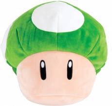 Super Mario Pluche - Mocchi Mocchi Large 1-Up Mushroom voor de Merchandise kopen op nedgame.nl