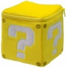 Super Mario Pluche - Question Block Pouch voor de Merchandise kopen op nedgame.nl
