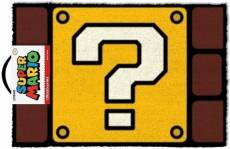 Super Mario Question Mark Block Door Mat voor de Merchandise kopen op nedgame.nl