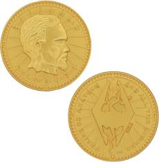 The Elder Scrolls Collectable Coin - Septim Misty Gold Edition voor de Merchandise preorder plaatsen op nedgame.nl