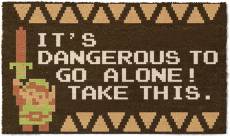 The Legend of Zelda - Dangerous to go Alone Doormat voor de Merchandise kopen op nedgame.nl