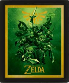 The Legend of Zelda - Framed 3D Poster voor de Merchandise kopen op nedgame.nl