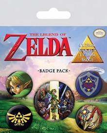 The Legend of Zelda Badge Pack voor de Merchandise kopen op nedgame.nl