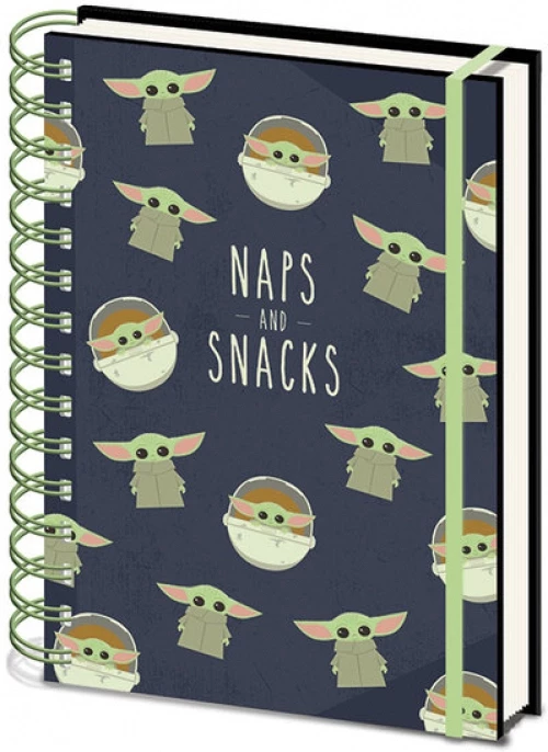 The Mandalorian - The Child - Naps and Snacks A5 Notebook voor de Merchandise kopen op nedgame.nl