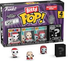 The Nightmare Before Christmas 30th Anniversary Funko Bitty Pop! 4-Pack: Santa Jack Skellington / Sandy Claws / Sally Sewing voor de Merchandise kopen op nedgame.nl