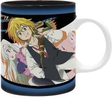 The Seven Deadly Sins Mug - Meliodas, Elizabeth & Hawk voor de Merchandise kopen op nedgame.nl