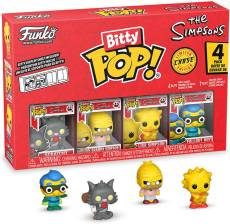 The Simpsons Funko Bitty Pop! 4-Pack: Scratchy / Grampa Simpson / Lisa Simpson / Chase Figuur voor de Merchandise preorder plaatsen op nedgame.nl