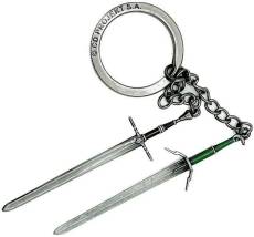 The Witcher III: Wild Hunt Keychain - Geralt Two Swords voor de Merchandise preorder plaatsen op nedgame.nl