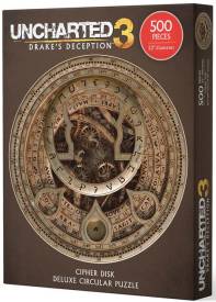Uncharted 3 - Jigsaw Puzzle Cipher Disk Circular Deluxe (500pcs) voor de Merchandise preorder plaatsen op nedgame.nl