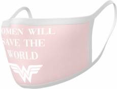 Wonder Woman Face Mask Set - Save the World voor de Merchandise kopen op nedgame.nl