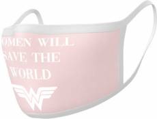 Wonder Woman Face Mask Set - Save the World voor de Merchandise kopen op nedgame.nl