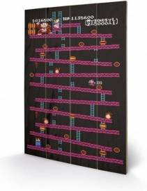 Wooden Art - Donkey Kong (NES) 59x40cm voor de Merchandise kopen op nedgame.nl