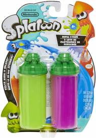 World of Nintendo - Splatoon Splatter Shot Ink Blaster Soaker Refill 2-Pack (Green/Purple) voor de Merchandise kopen op nedgame.nl