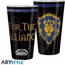 World of Warcraft - For the Alliance Large Glass voor de Merchandise kopen op nedgame.nl