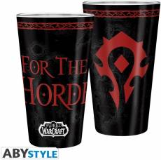 World of Warcraft - For the Horde Large Glass voor de Merchandise kopen op nedgame.nl