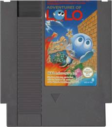 Adventures of Lolo (losse cassette) voor de Nintendo (NES) kopen op nedgame.nl