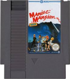 Maniac Mansion (losse cassette) voor de Nintendo (NES) kopen op nedgame.nl