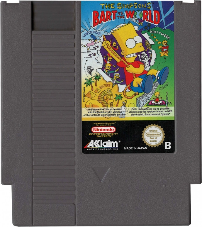 Simpsons nes hot sale