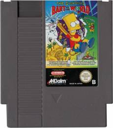 The Simpsons Bart vs the World (losse cassette) voor de Nintendo (NES) kopen op nedgame.nl