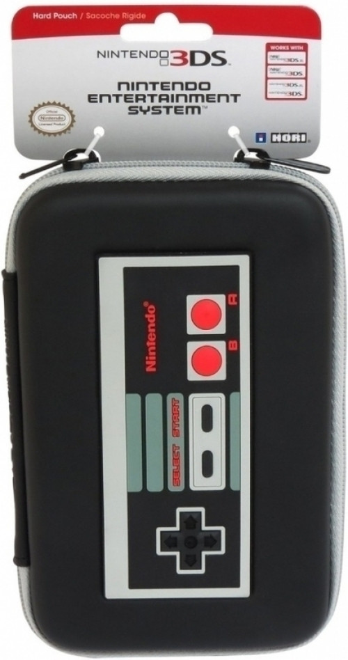 Nedgame gameshop Hori Retro NES Design Hard Pouch NEW 3DS XL