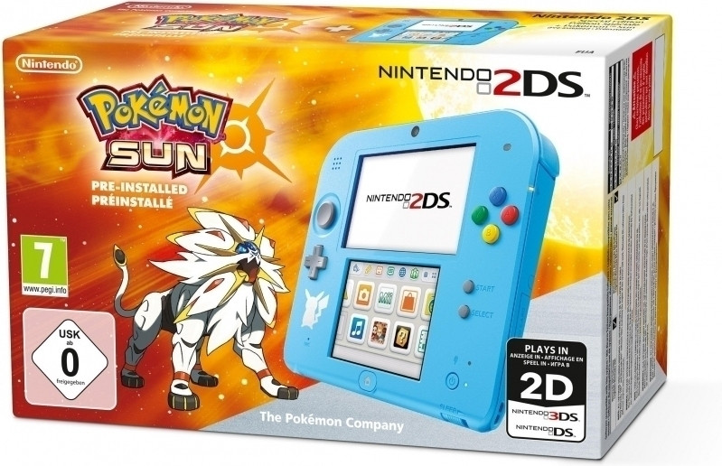Nedgame gameshop Nintendo 2DS Light Blue Pokemon Sun Edition