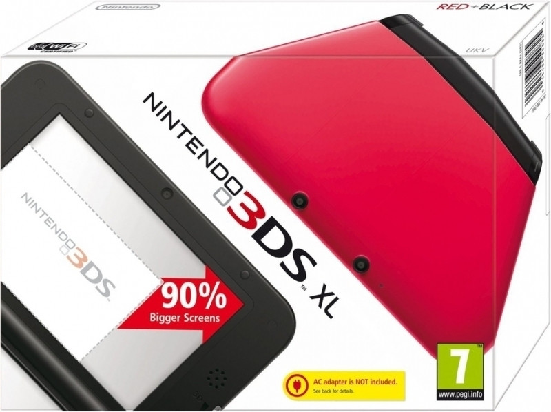 Het energie Aanvankelijk Nedgame gameshop: Nintendo 3DS XL Console (Black Red) (Nintendo 3DS) kopen