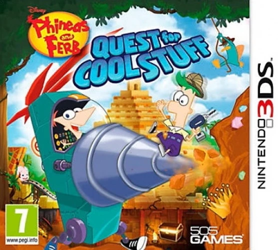 Phineas and Ferb Quest for Cool Stuff voor de Nintendo 3DS kopen op nedgame.nl