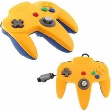 Nintendo 64 Controller Blauw/Geel (Teknogame) voor de Nintendo 64 kopen op nedgame.nl