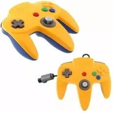 Nintendo 64 Controller Blauw/Geel (Teknogame) voor de Nintendo 64 kopen op nedgame.nl