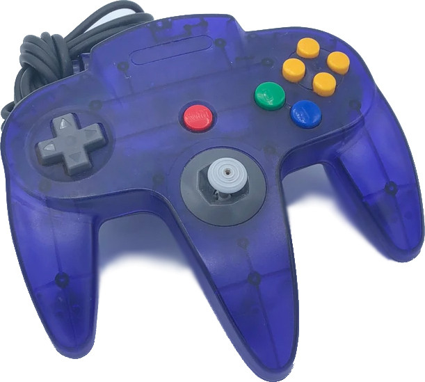 Purple deals n64 controller