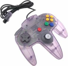 Nintendo 64 Controller Paars/Transparant voor de Nintendo 64 kopen op nedgame.nl