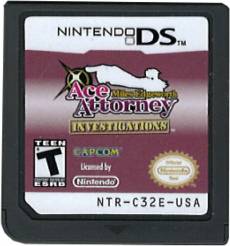 Ace Attorney Investigations Miles Edgeworth (losse cassette) voor de Nintendo DS kopen op nedgame.nl