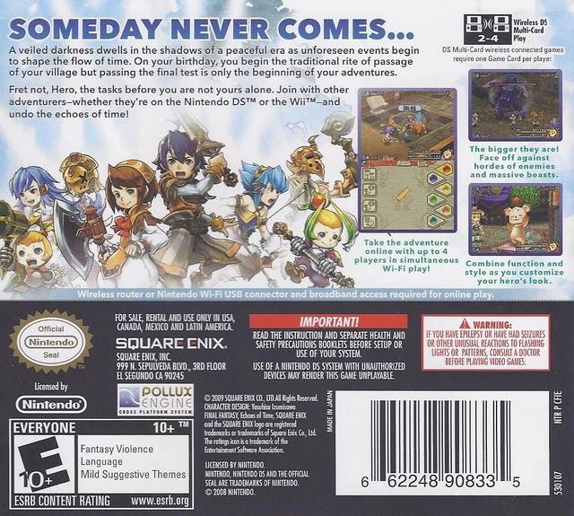 Final Fantasy Crystal Chronicles Echoes of Time (Nintendo DS) kopen aanbieding! Nedgame Final Fantasy Crystal Chronicles Echoes of Time (Nintendo DS) kopen aanbieding! Nedgame