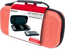 Nacon Switch 2 Rigid Transport Case (Pastel Red) voor de Nintendo Switch 2 preorder plaatsen op nedgame.nl