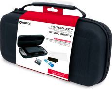 Nacon Switch 2 Starter Pack - Pouch (Black) + Screen Protector + Game Cases voor de Nintendo Switch 2 kopen op nedgame.nl