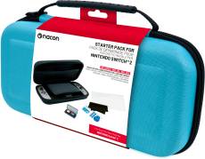 Nacon Switch 2 Starter Pack Pouch (Blue) + Tempered Glass Screen Protector + Game Cases voor de Nintendo Switch 2 preorder plaatsen op nedgame.nl