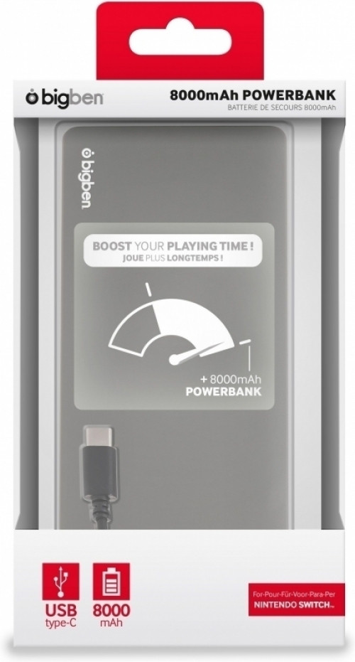retort Fotoelektrisch Frank Nedgame gameshop: Big Ben 8000 mAh Powerbank (Nintendo Switch) kopen