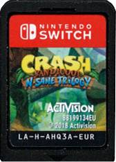 Crash Bandicoot N. Sane Trilogy (losse cassette) voor de Nintendo Switch kopen op nedgame.nl