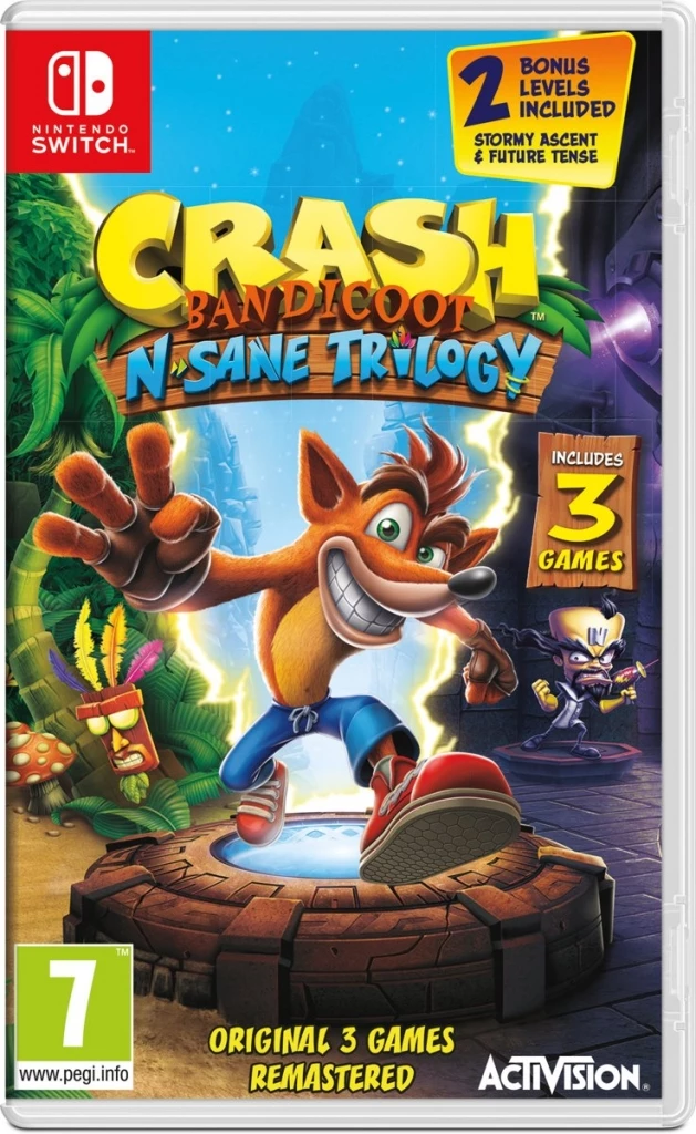 Crash Bandicoot N. Sane Trilogy voor de Nintendo Switch kopen op nedgame.nl
